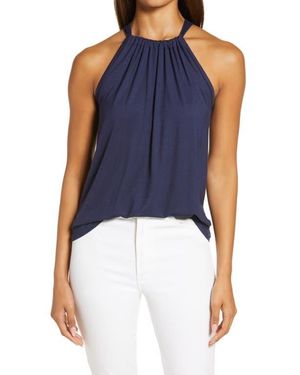 Loveappella Halter Neck Tank - Blue