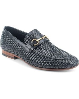 Warfield & Grand Durand Woven Bit Loafer - Blue