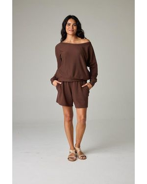 eavolu® Baikal Eco-Luxe Fleece Short - Brown