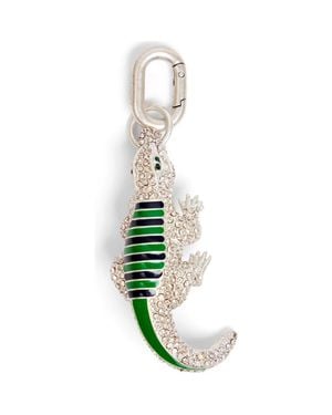 Clare V. Alligator Bag Charm - Green