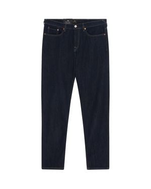 Paul Smith Tapered Fit Organic Cotton Jeans - Blue