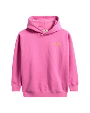 Rip Curl Kids' Surf Puff Logo Fleece Hoodie - Pink