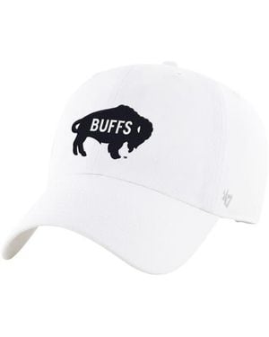 '47 Colorado Buffaloes Clean Up Adjustable Hat - White