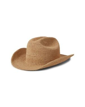 Brixton Odessa Packable Straw Cowboy Hat - Brown