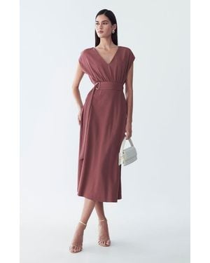 ST MRLO Enzy Dress - Red