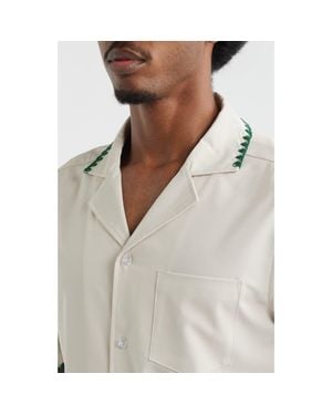 MAVRANS Golf Ball Stitch Weekend Camp Shirt - Gray