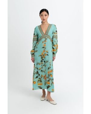 Raishma Elsa Dress - Green