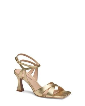 Johnston & Murphy Christine Ankle Strap Sandal - Natural