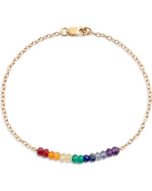 Nashelle Joy Quartz Bead Bracelet - Red