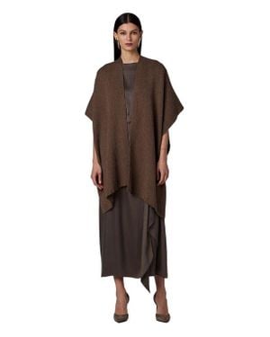 Voz Solid Alpaca Duster - Brown