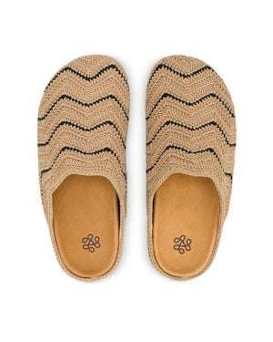 The Sak Bolinas Crochet Ripple Clog - Natural