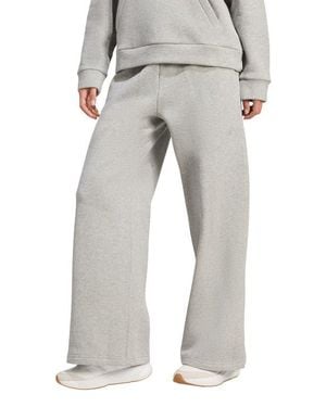 adidas All Szn Holiday Glitter Fleece Loose Pants - Gray