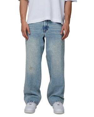 Good For Nothing Straight Leg Baggy Jeans - Blue