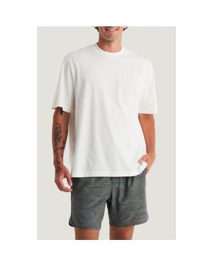Free Fly Heavy Cotton Relaxed T-Shirt - White