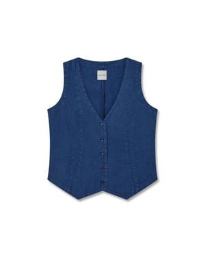 VIR VITA Violette Vest - Blue