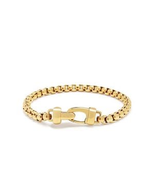 Nialaya Classic Box Chain Bracelet - Metallic