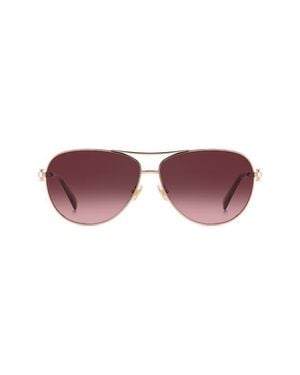Kate Spade Melly 60Mm Gradient Pilot Sunglasses - Purple
