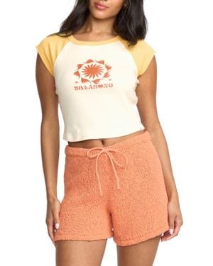 Billabong Beach Club Babe Crop T-Shirt - Multicolor