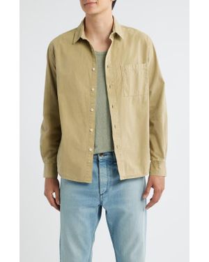 Alex Crane Pac Organic Cotton Button-Up Shirt - Blue