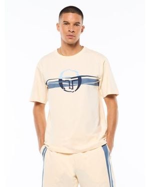 Sergio Tacchini Rotto Fashion T-Shirt - White