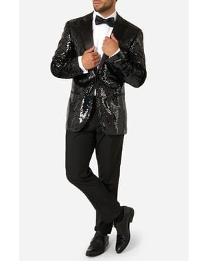 Opposuits Starblazing Sequin Dinner Jacket - Black