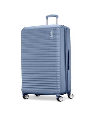 American Tourister Stratum 3.0 Hardside Expandable 28 Large Checked Luggage - Blue