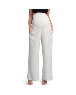 Seraphine Erica Wide Leg Maternity Pants - Gray