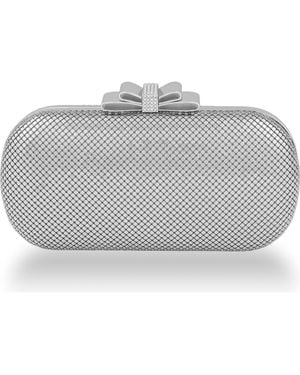 Whiting & Davis Marilyn Bow Minaudiere - Metallic