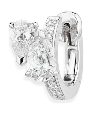 Repossi Serti Sur Vide Diamond Single Earring - Metallic