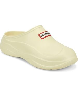 HUNTER Elena Water Resistant Clog - White