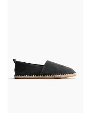 H&M Canvas Espadrilles - Black