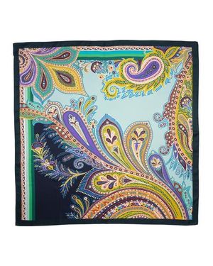 Echo Parlor Paisley Square - Blue