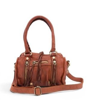 Bolsa Nova Small Pocket Satchel - Brown