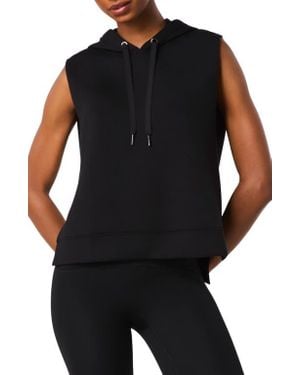 Spanx Airessentials Sleeveless Hoodie - Black
