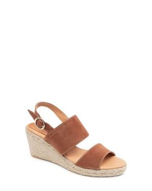 Patricia Green Birch Slingback Espadrille Platform Wedge Sandal - Brown