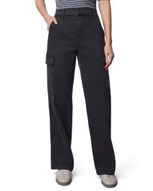 Splendid Ottilie Cotton Blend Cargo Pants - Blue