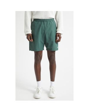 Palmes Chain Stitch Logo Tennis Shorts - Green