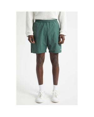 Palmes Chain Stitch Logo Tennis Shorts - Green