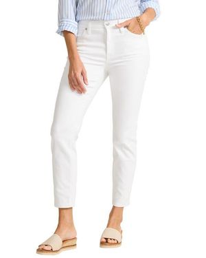 Tommy Bahama Ella High Rise Ankle Skinny Jeans - White