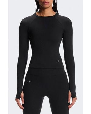 On Shoes Studio Lg Sleeve T-Shirt - Black