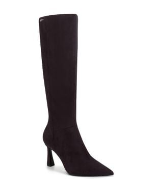 DKNY Cainon Pointed Toe Knee High Boot - Black
