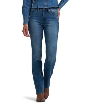 Wrangler High Rise Bootcut Jeans - Blue