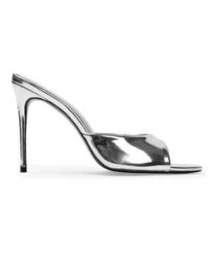 Black Suede Studio Jazz 100 Metallic Mule