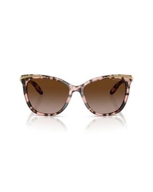 Ralph Lauren 54Mm Gradient Cat Eye Sunglasses - Brown