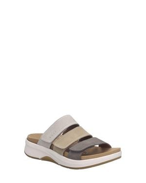 Josef Seibel Estelle 11 Platform Wedge Slide Sandal - Multicolor