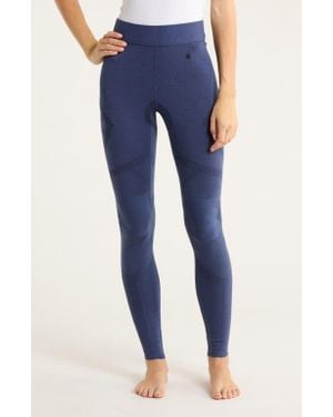 Smartwool Intraknit Thermal Merino Wool Base Layer Bottoms - Blue