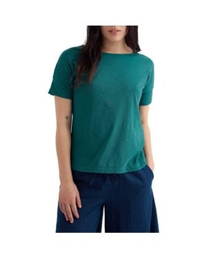 Seasalt Cornwall Bryher View Organic Cotton T-Shirt - Green