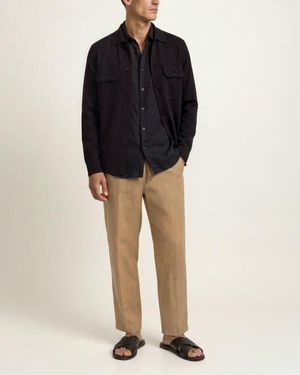 Orlebar Brown Brigg Merino Relaxed Merino Wool Jacket - Black