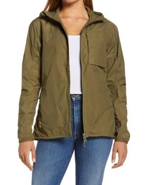 Fjallraven High Coast Hooded Wind Jacket - Green
