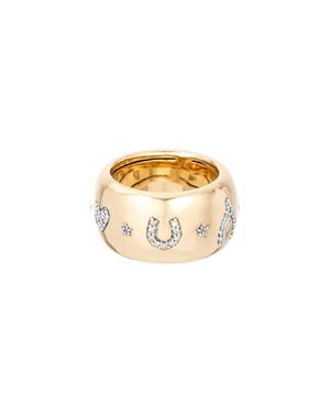 Adina Reyter Good Luck Ring - White